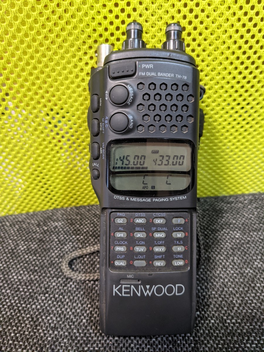 KENWOOD/TH-78/144/430MHz/アマチュア無線機【受信改造済】
