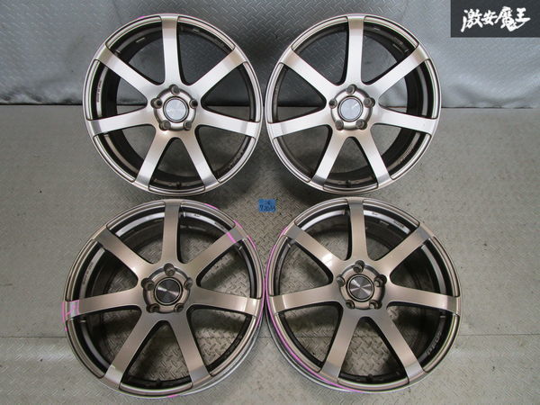 ○ENKEI エンケイ PF07 19インチ 8J +45 5H 5穴 PCD114.3 ハブ径約75mm