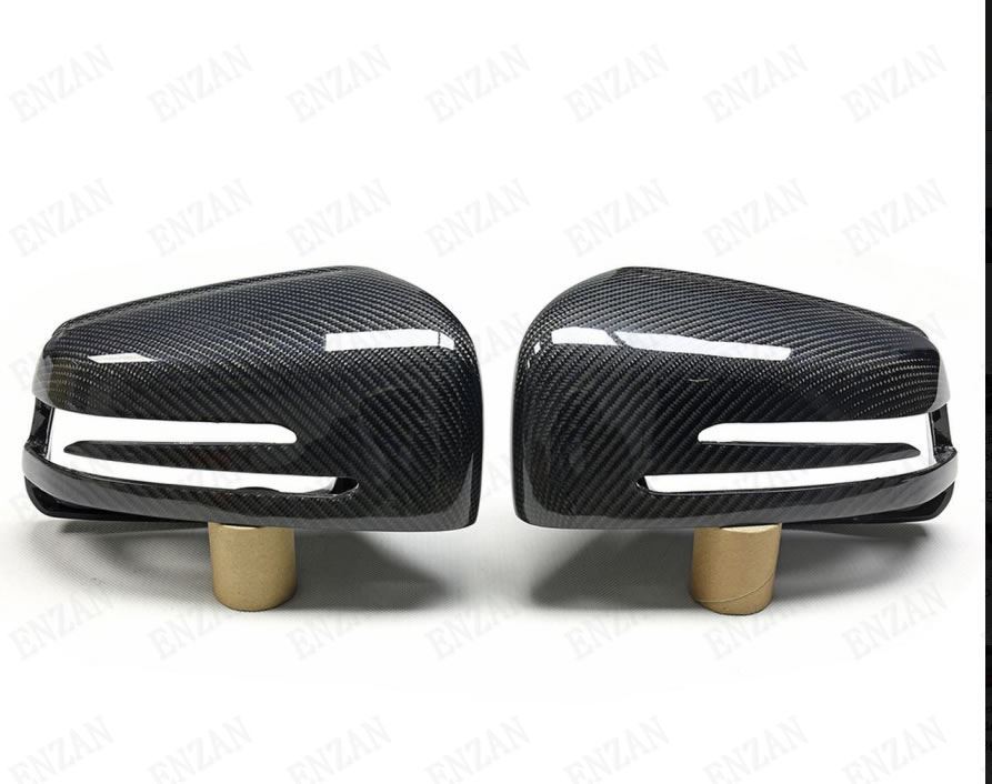  carbon made Benz W176 W246 W204 W212 W221 C117 X204 X156 exchange type mirror cover left right 2 piece 