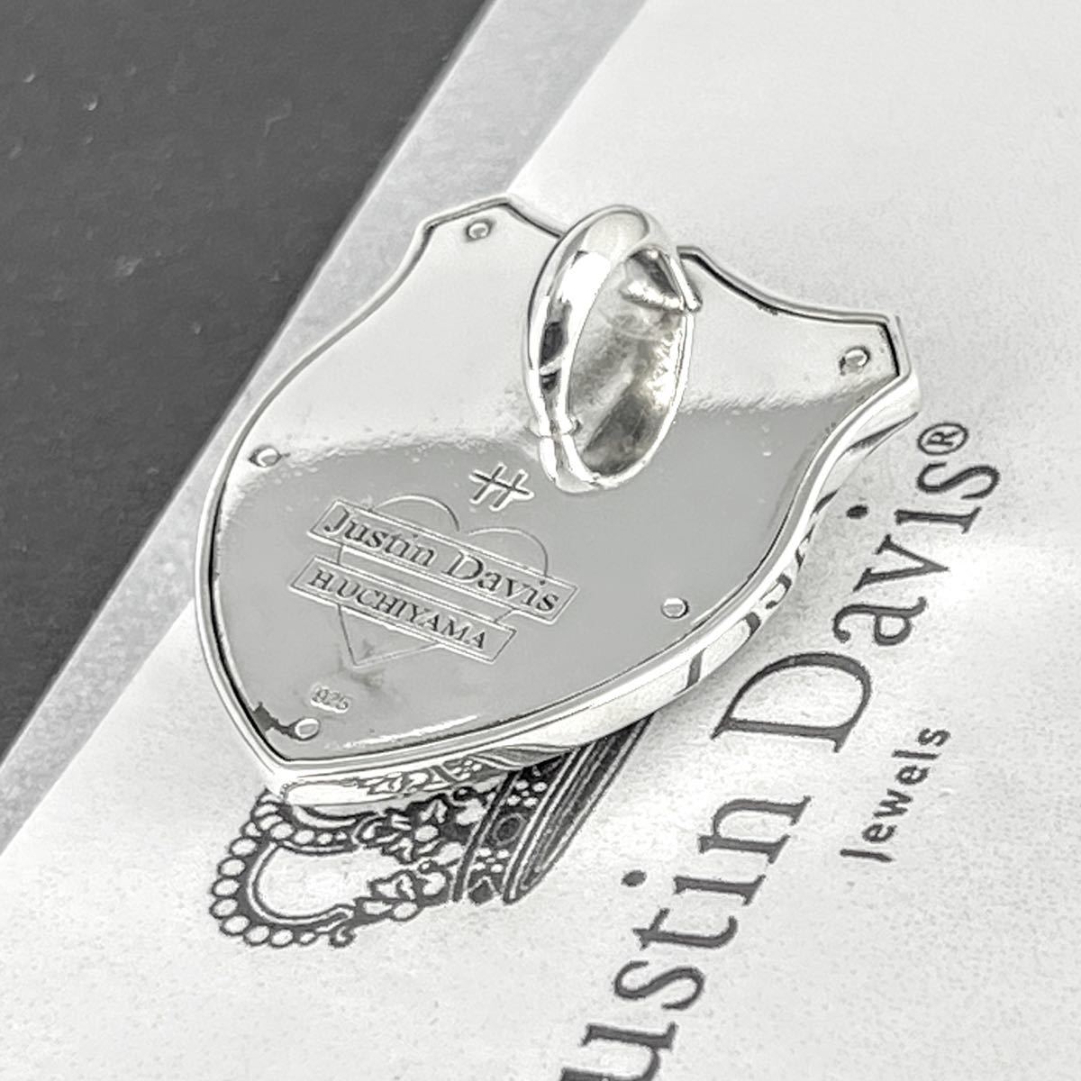  beautiful goods! Justin Davis SPJ506 TEMPTATION pendant regular price 61600 jpy temp te-shon Skull shield 