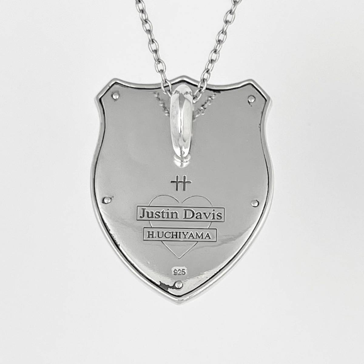  beautiful goods! Justin Davis SPJ506 TEMPTATION pendant regular price 61600 jpy temp te-shon Skull shield 