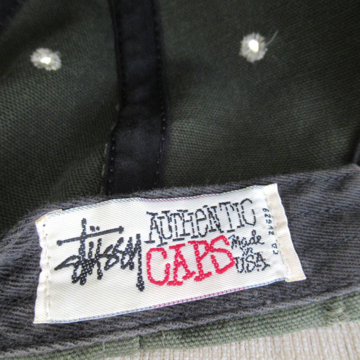 ☆即決送込☆USA製 90s OLD STUSSY CAP oldstussy オールド