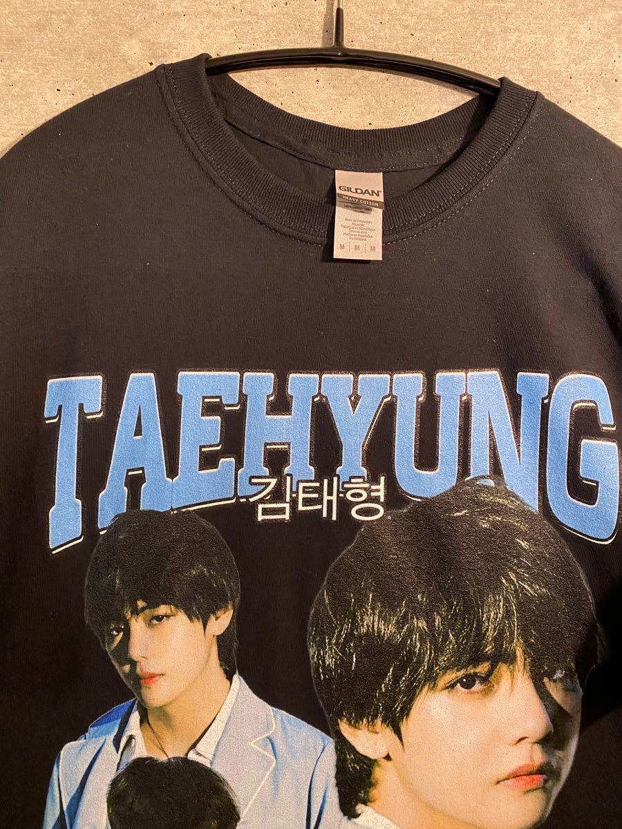 BTS V テテ テヒョン HIPHOP  Tシャツ  新品 ヴィンテージ風