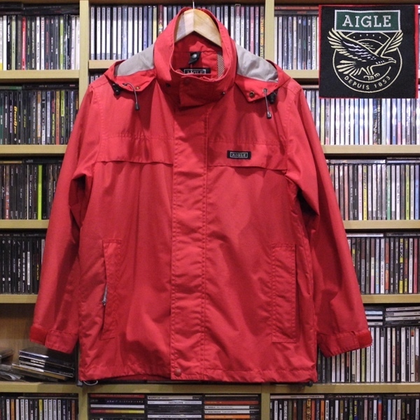 AIGLE Aigle 90\'s old tag mountain parka ZIP nylon jacket red XS