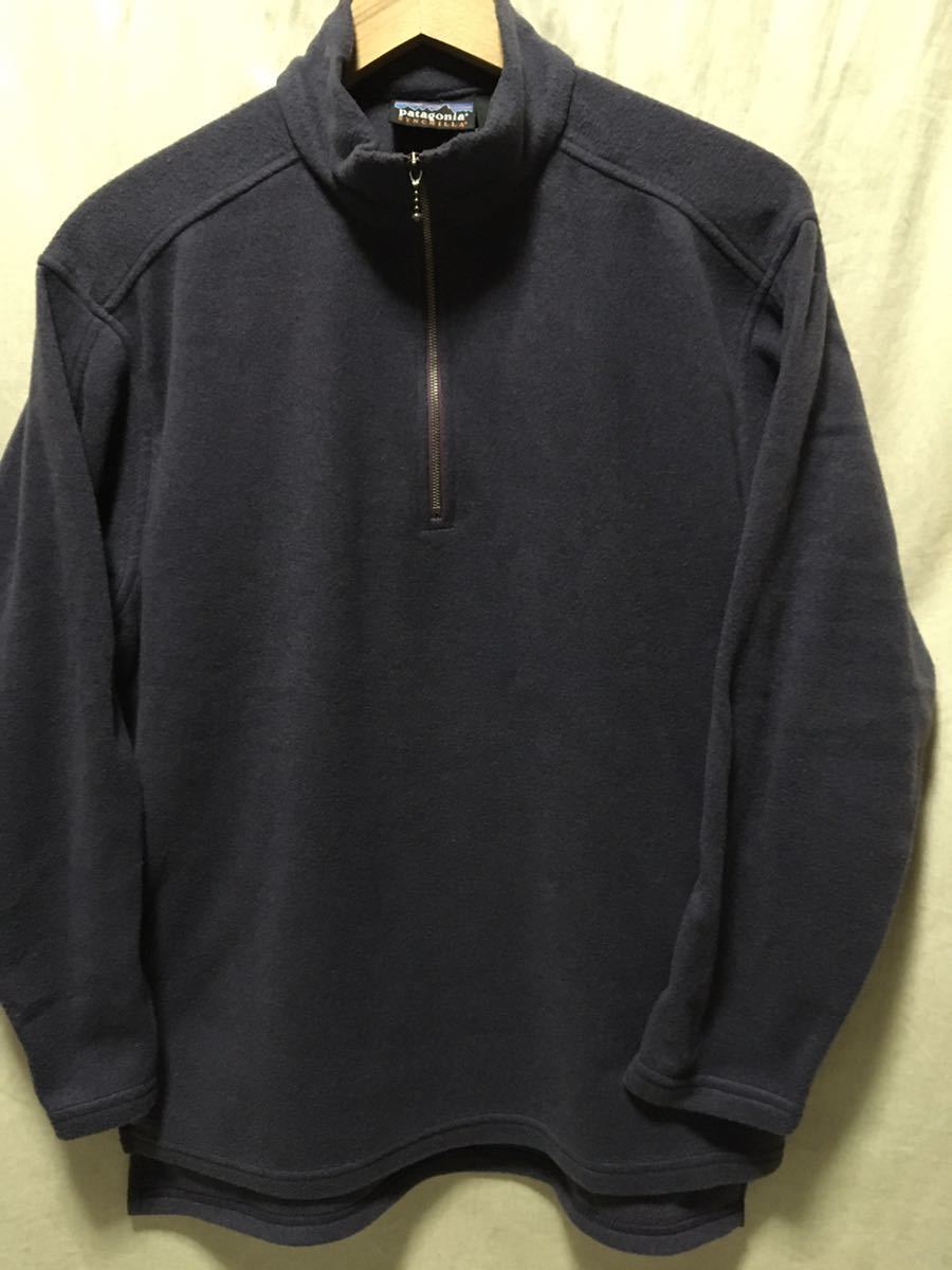 美品 patagonia シンチラ ジップフリース S アメリカ製 ハーフジップ キャプリーン R1 フリース