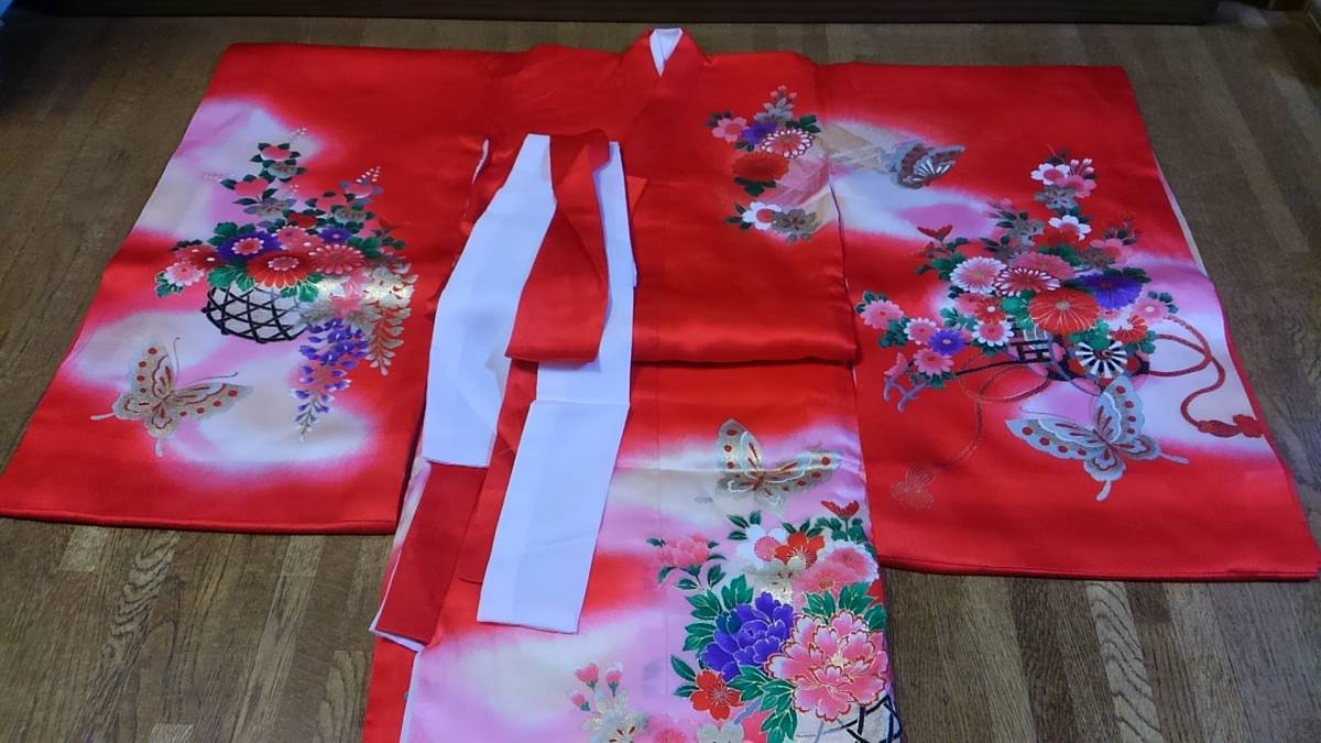  "Семь, пять, три". праздник Новый год презентация симпатичный кимоно 3..+ нижняя рубашка 3 лет для девочки?.. переделка тренировка для прекрасный товар б/у товар "надеты" возможно 