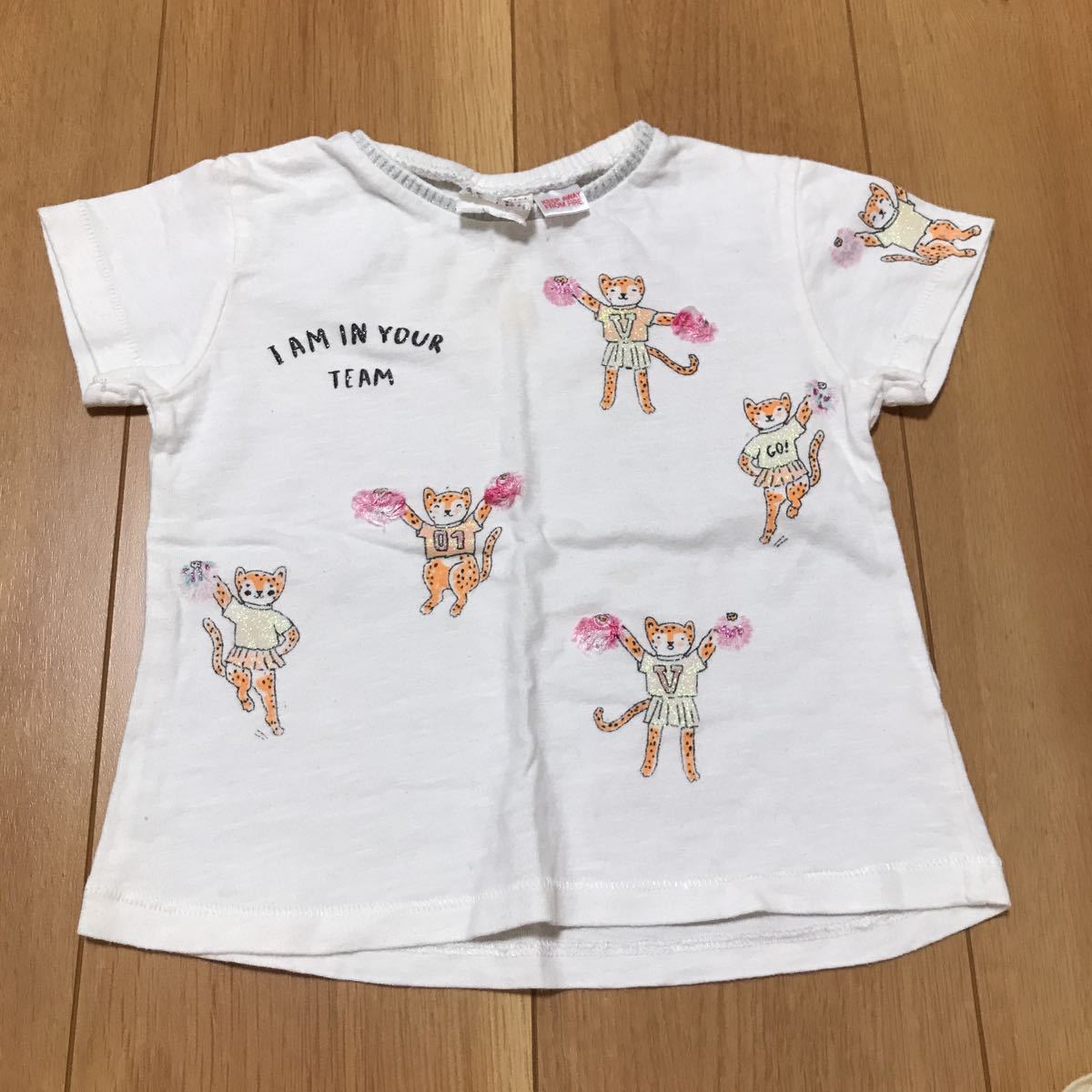 【中古】Zara BabyGirl ザラ　Tシャツ　size 18/24months cm92_画像1