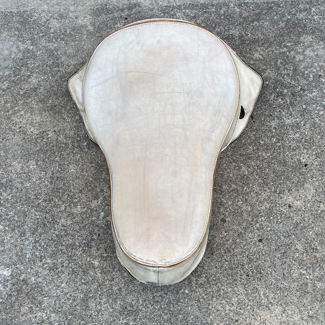 bati seat Harley Harley Davidson 1964 year original white white Knuckle bread Flat Vintage C141