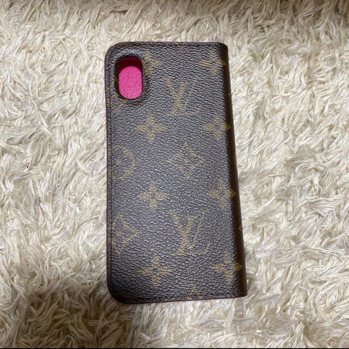 ルイヴィトン LOUIS VUITTON iPhoneケース 手帳型 モノグラム