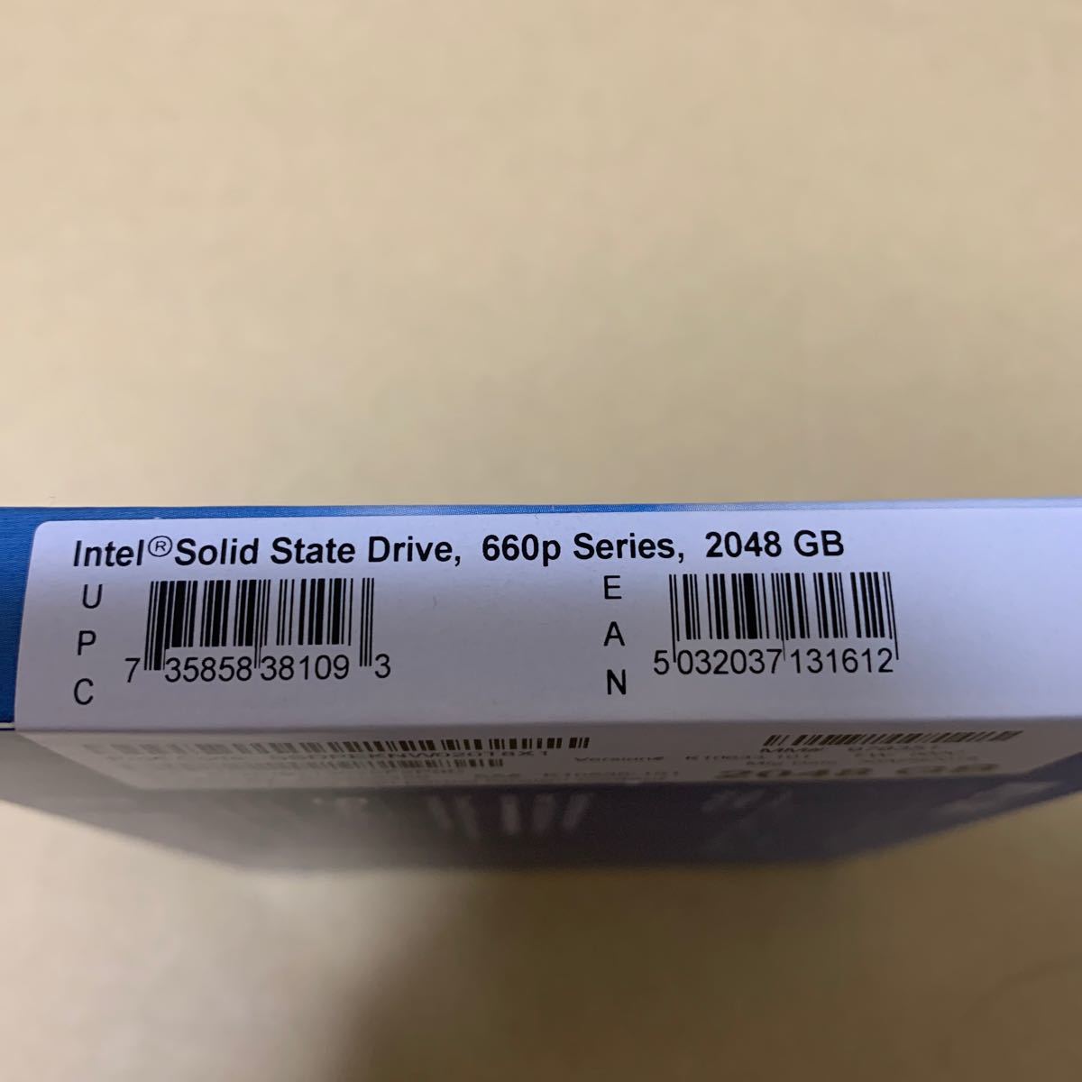 INTEL 3D NAND技術を搭載 インテル　SSD660Pシリーズ SSDPEKNW020T8X1