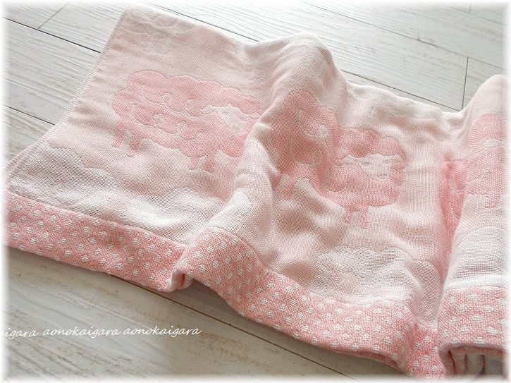  новый товар * сейчас . полотенце *.* 4 -слойный покрывало из марли 2 листов * baby Kett * банное полотенце тоже * овца *...* розовый серия *