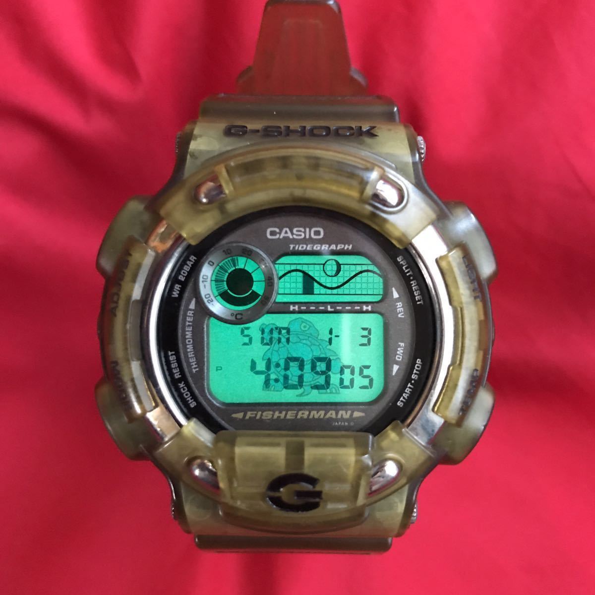 即決有EL亀カメ 限定メンインスモーク DW-8600 フィッシャーマン G