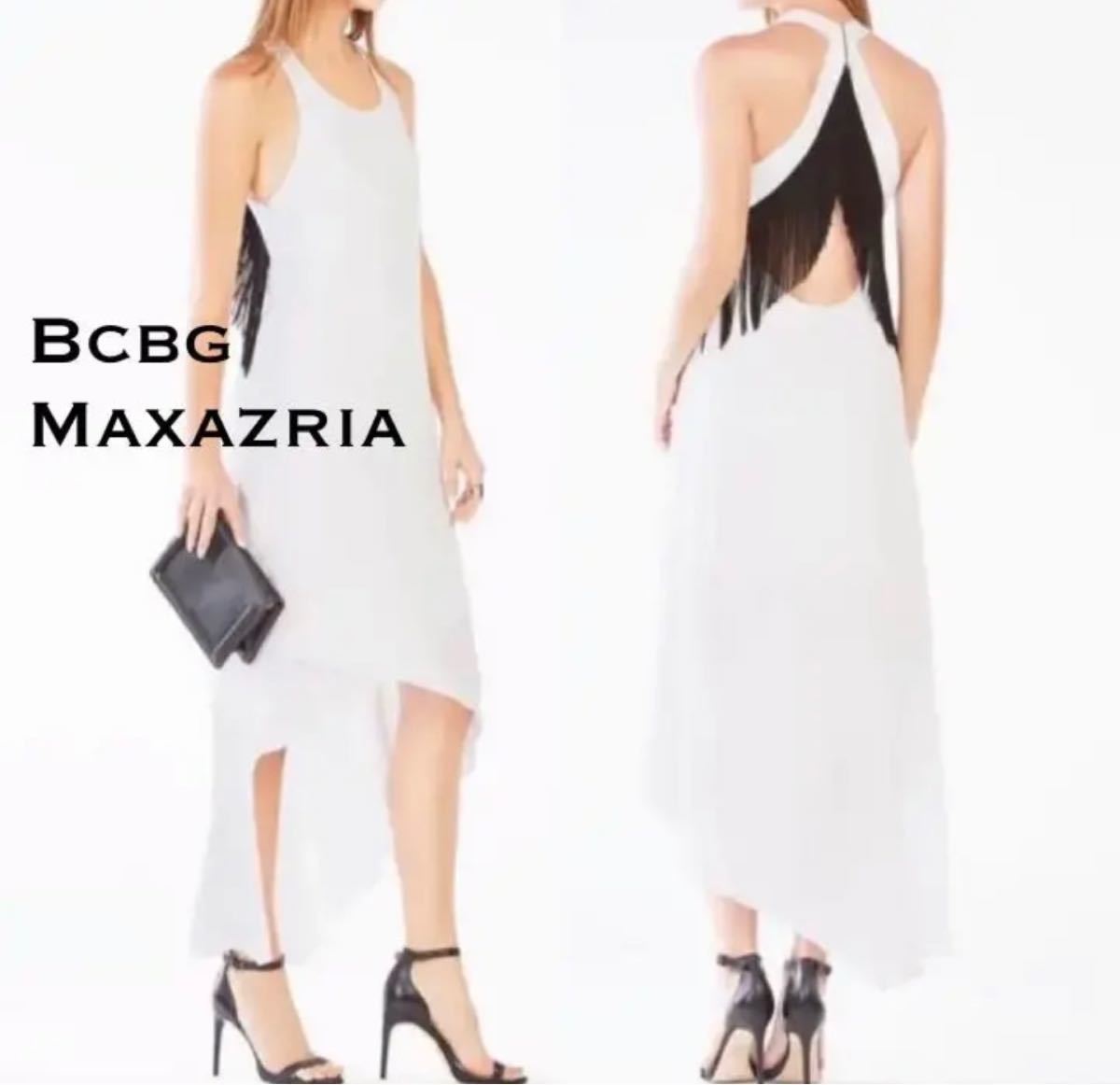 BCBG MAXAZRIA フリンジドレス ワンピース レディースファッション