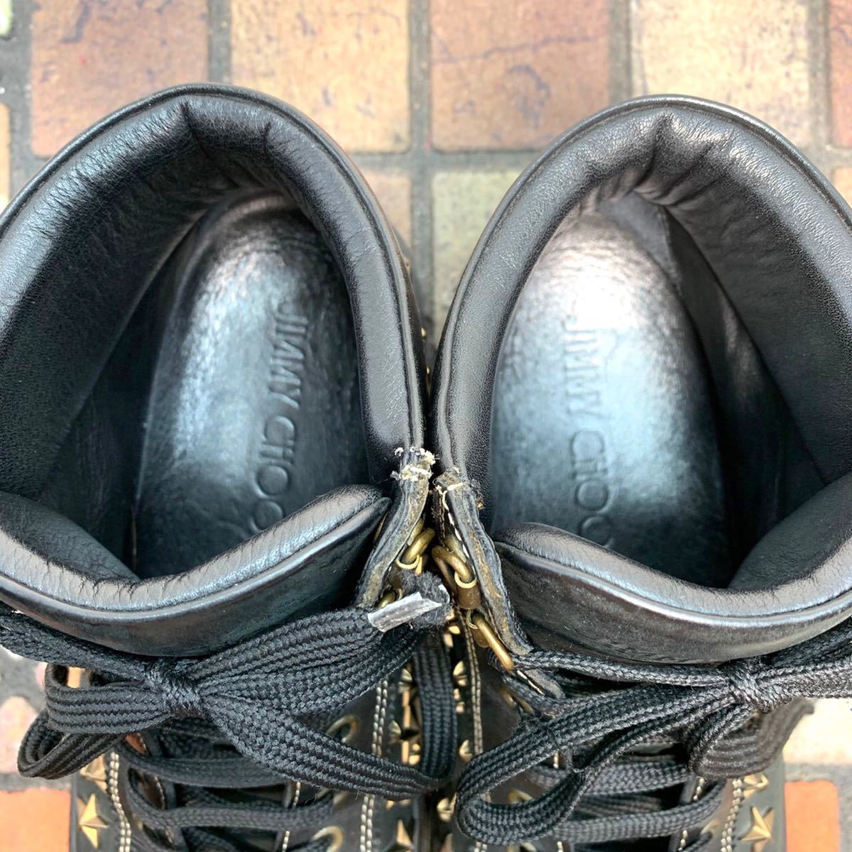JIMMY CHOO ジミーチュウ ハイカットスニーカー 靴 シューズ スタッズ