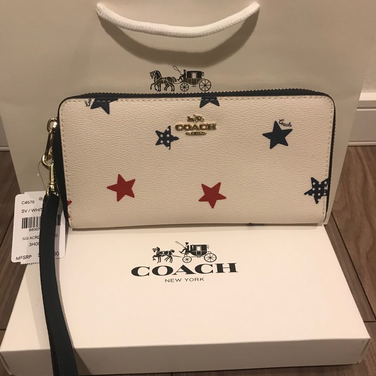 ☆新品・未使用☆COACH コーチ 星柄 長財布C4575 - 通販 - olgapuri.org