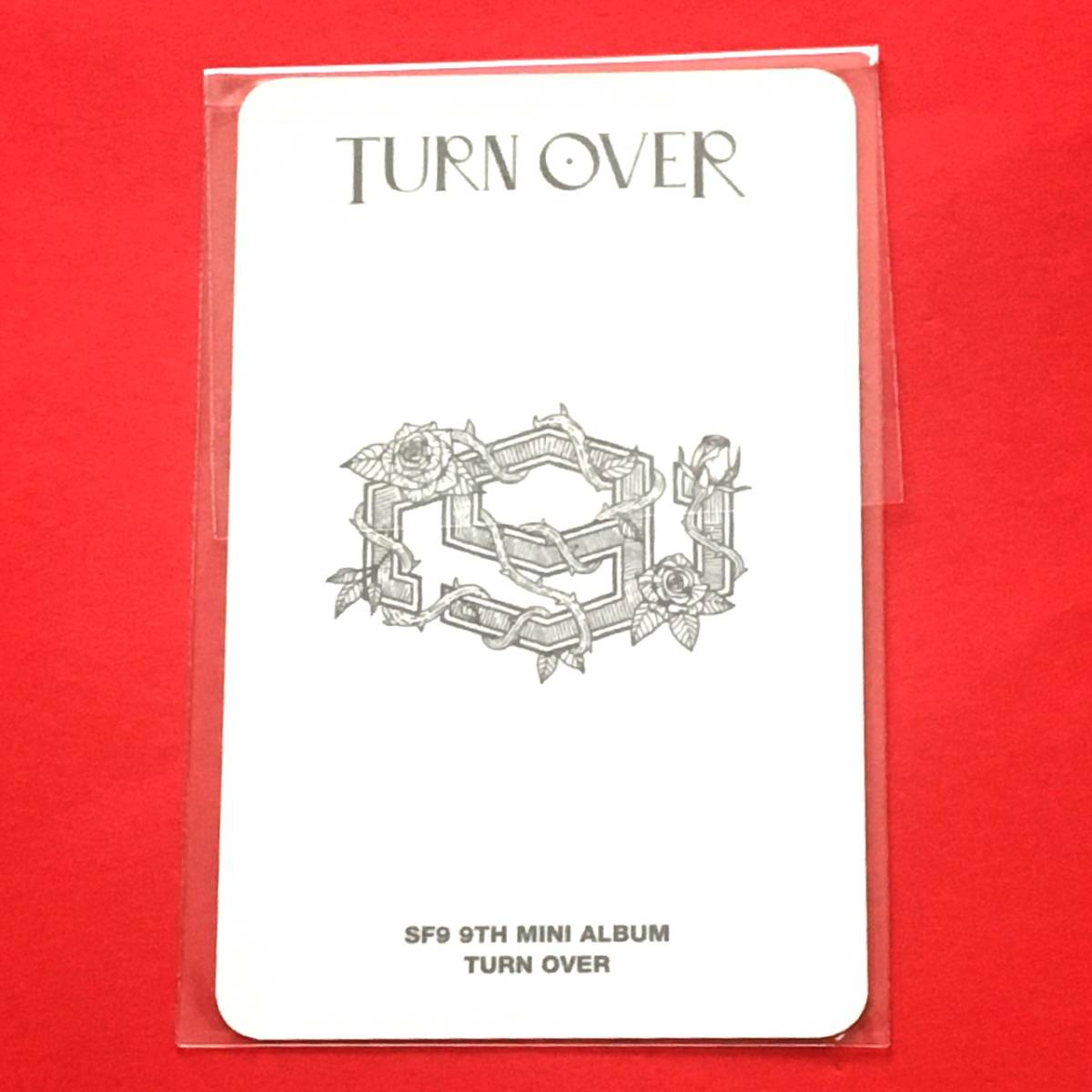 SF9 エスエフナイン えすえぷ 韓国 CD 9th Mini Album TURN OVER ktown4u 店舗 購入 特典 トレカ インソン INSEONG 即決_画像2