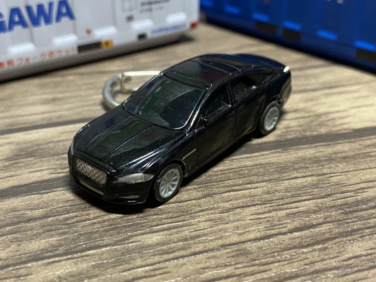 ** Jaguar XJ black key holder ** other 1 original processed goods car accessory minicar handcraft hand made miscellaneous goods 