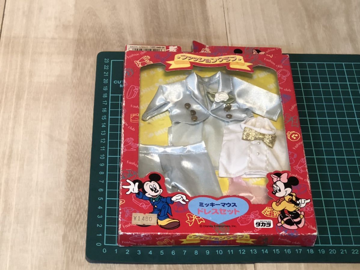 新品 未開封 当時物 タカラ ミッキーマウス Mickey Mouse ミニー ドレス dress Disney ディズニー 古い 昔の vintage retoro 2の画像5