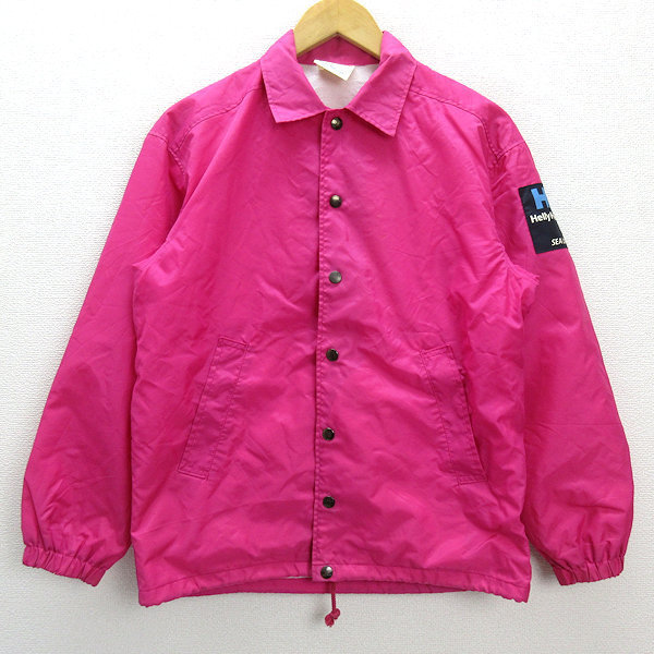 y■ヘリーハンセン/HELLY HANSEN ライフセーバージャケット/コーチイロンJKT【S】ピンクMENS/35【中古】_画像1