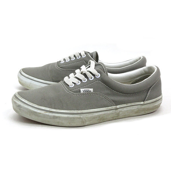 y■【27.5cm】バンズ/VANS ERAエラ キャンバススニーカー V95CLA■灰MENS/164【中古】_画像1