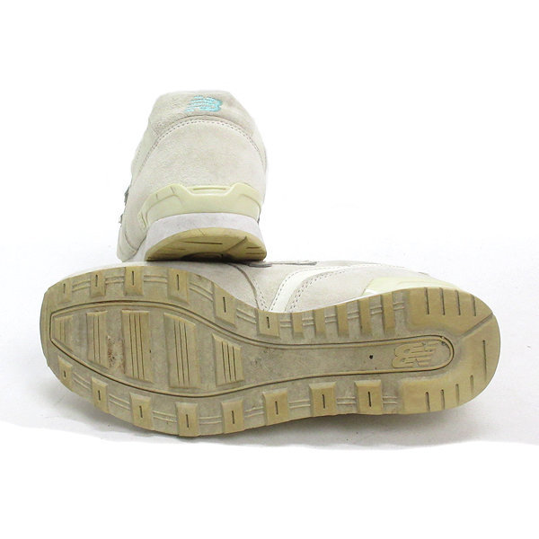 y■【25cm】ニューバランス/NewBalance WR996EAスエードスニーカー■白LADIES/54【中古】_画像3