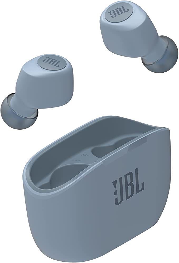  новый товар * бесплатная доставка *JBL WAVE100 TWS совершенно беспроводной слуховай аппарат Bluetooth/USB модель C/ голубой JBLW100TWSBLU