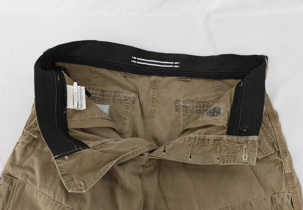 STONE ISLAND ストーンアイランド カーゴパンツ 5415HBWN カーキ size
