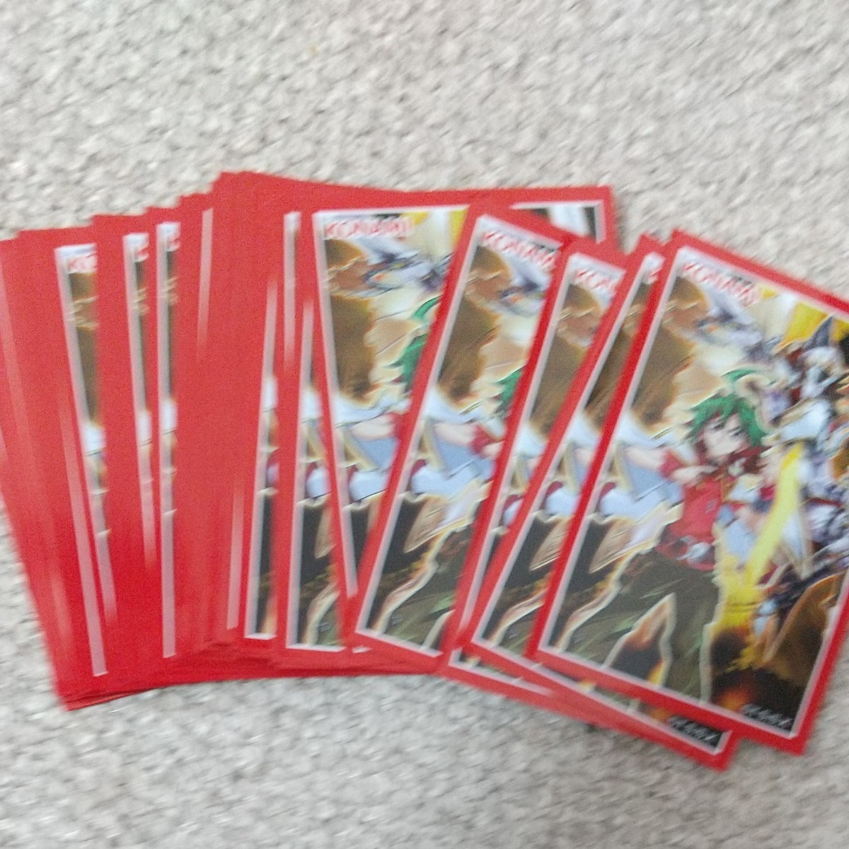 遊戯王 遊戯王の日 榊 遊矢 スリーブ 40枚 中古 デュエリスト プロテクター 引退 品