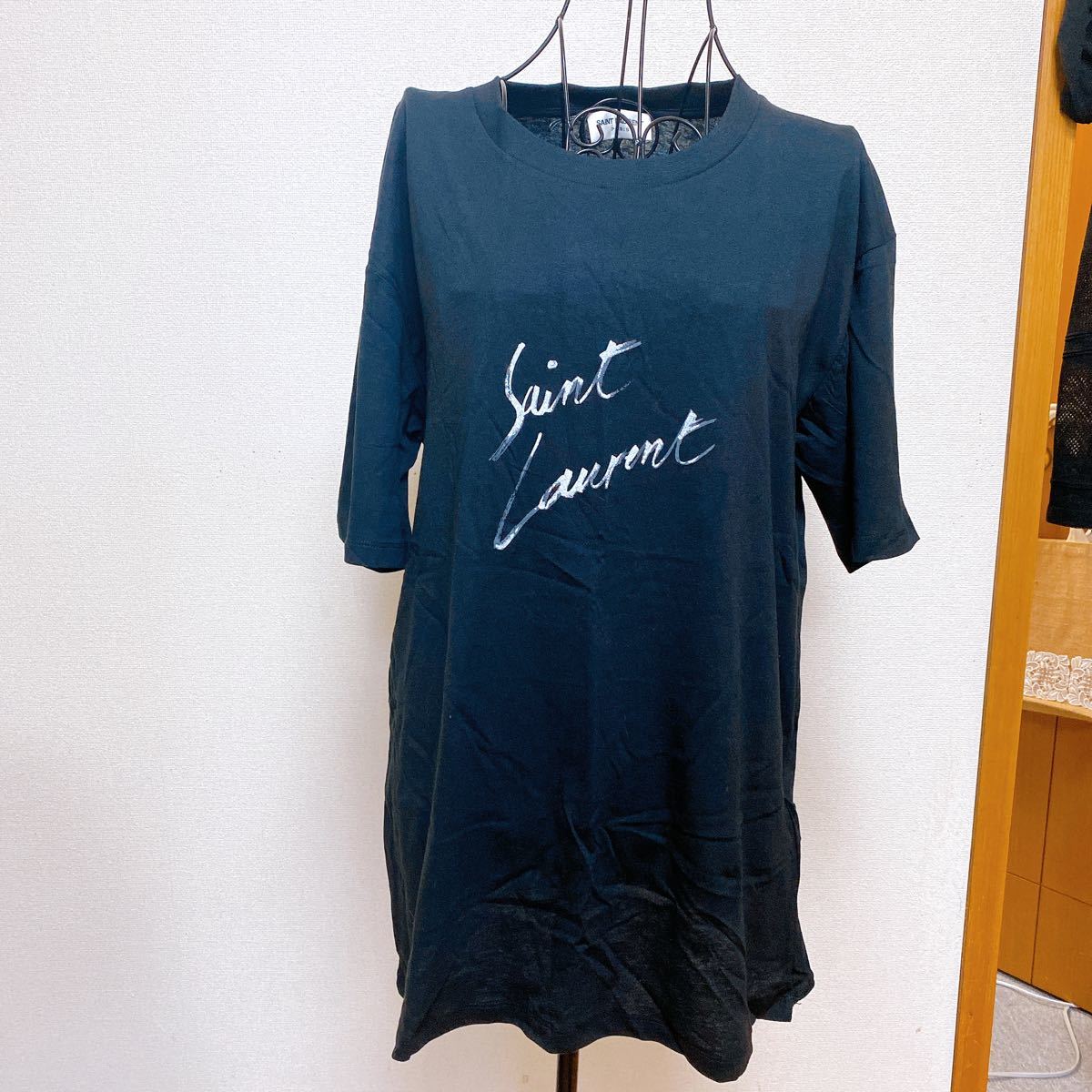 新品未使用 サンローラン オーバーサイズロゴTシャツ