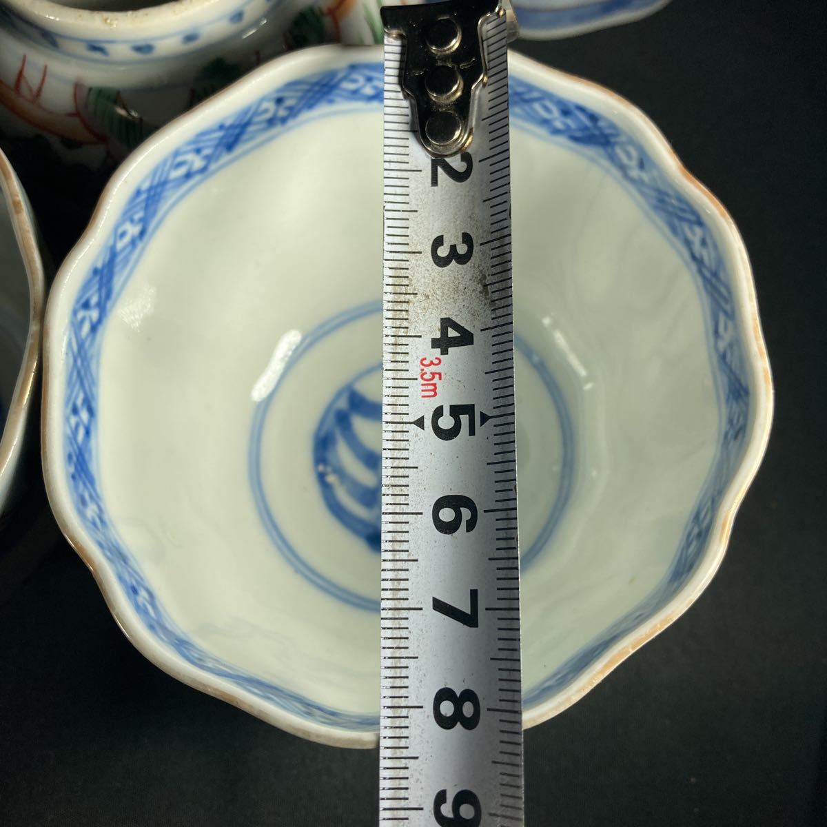 日本未発売日本未発売古伊万里染錦竹雀蕎麦猪口 色絵 鍋島焼、有田焼や