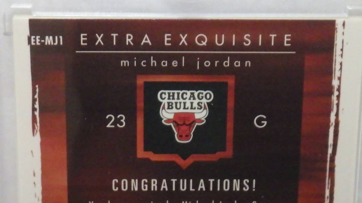 75枚限定 MICHAEL JORDAN ジャージカード EXTRA EXQUISITE JERSEY 2003 EXQUISITE COLLECTION マイケルジョーダン エキサイトコレクションの画像10
