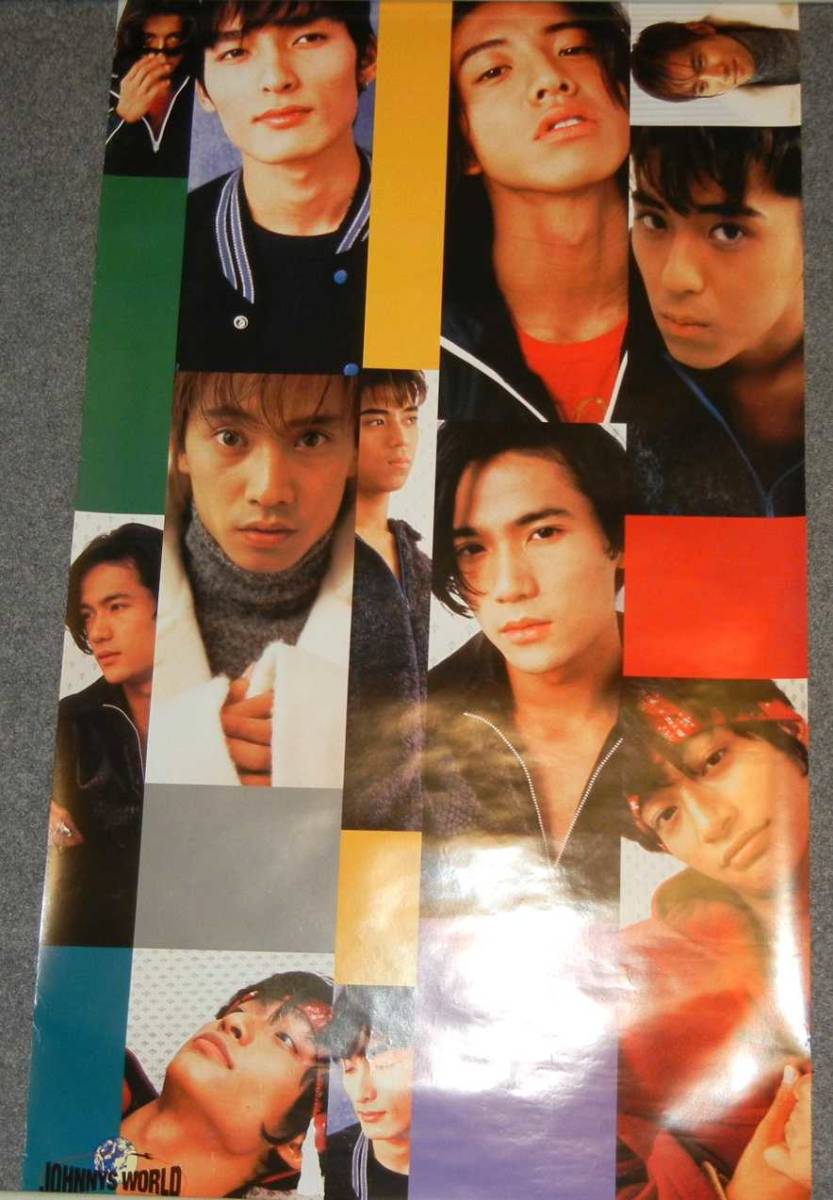 ◆ Плакат ◆ SMAP / 3 типа / 3 пьесы / 8 / Lawson Limited World SMAP / SMAP / SMAP / Masahiro Nakai Takuya Inagaki Goro Kusa Shingo Inagaki.