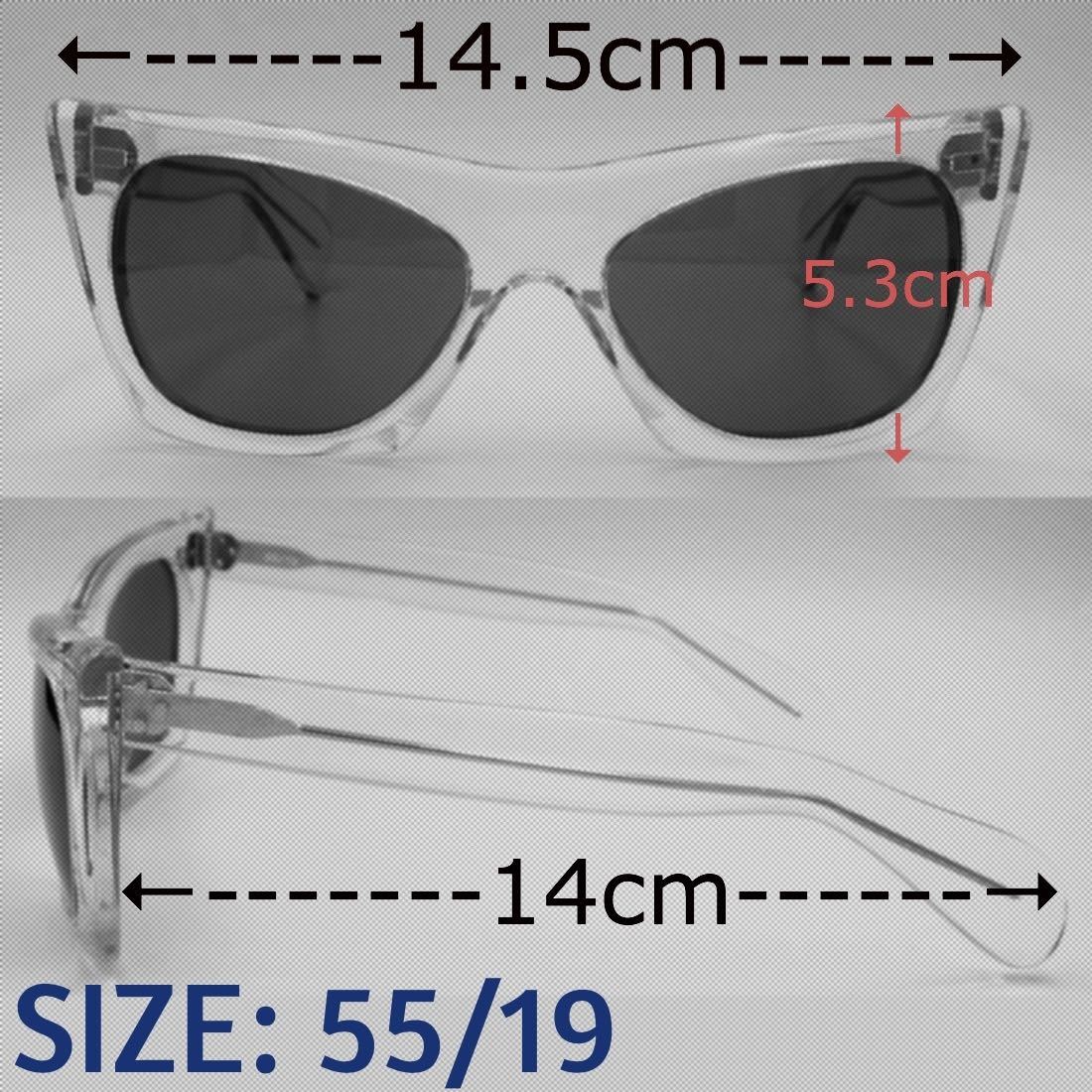 li production FAOSA/Zafirofao- mackerel ti- Hori - sunglasses crystal clear x G15 lens size:55-19