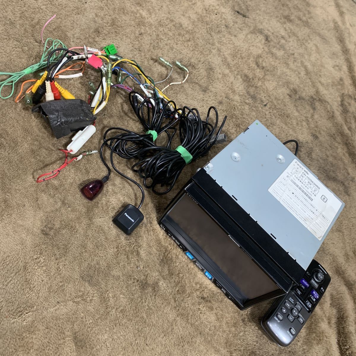 パナソニック ストラーダ CN-HDS630RD HDDナビ GPS STRADA CD DVD MD