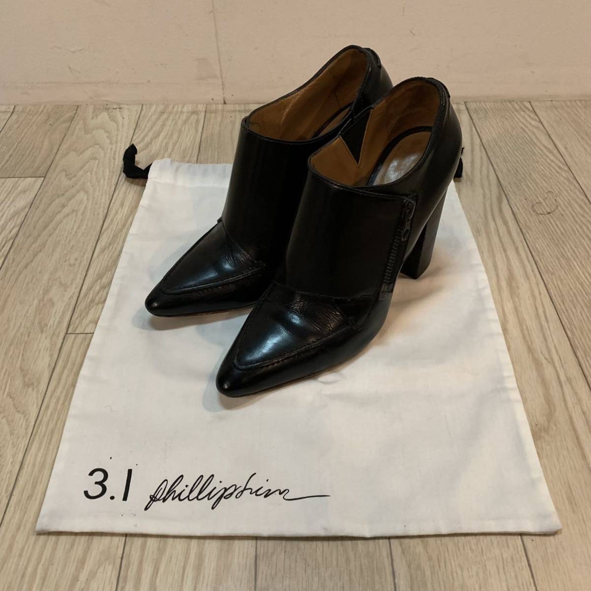 3.1フィリップリム/3.1 phillip lim/ヒールレザーシューズ/ブーツ_画像1