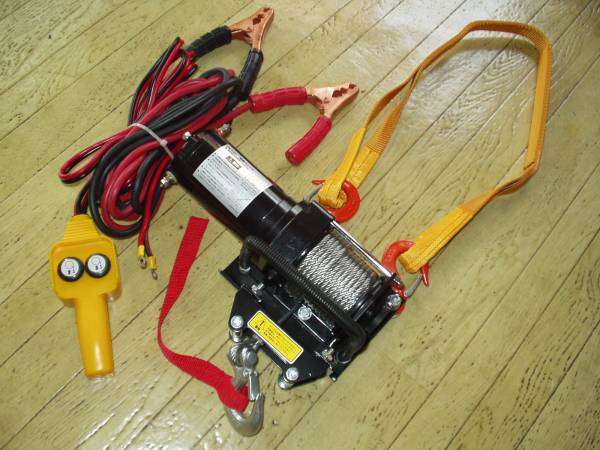 ポータブル!どこでも電動ウインチⅠ♪ DC12V 1.3t