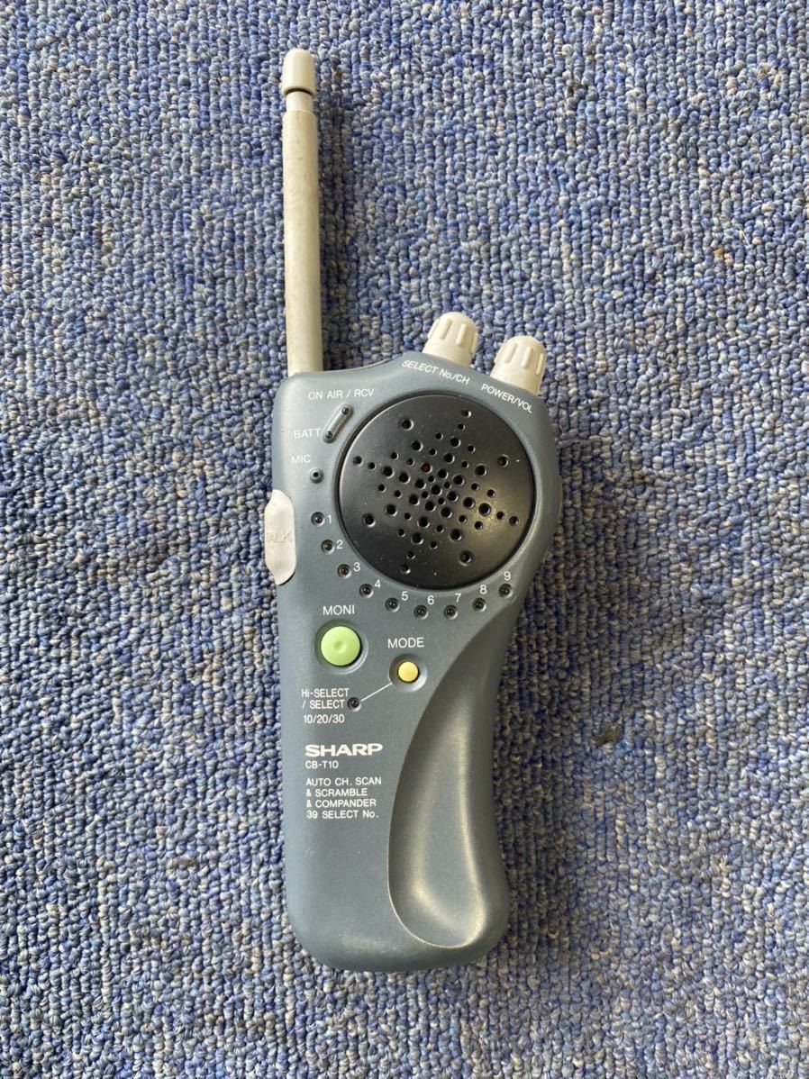 ヤフオク! - シャープ 特定小電力トランシーバー CB-T10-B 現状...