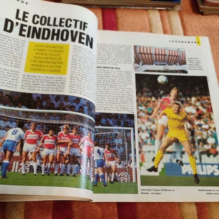 洋雑誌 mondial 88 ボルドー アイントホーヘン サッカーの画像4