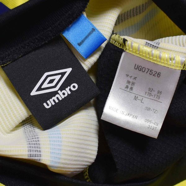 アンブロ UMBRO 2015 ガンバ大阪 TRマッチ用ユニフォーム #28嫁阪翔太 選手仕様 オーセンティック 非売品_画像6