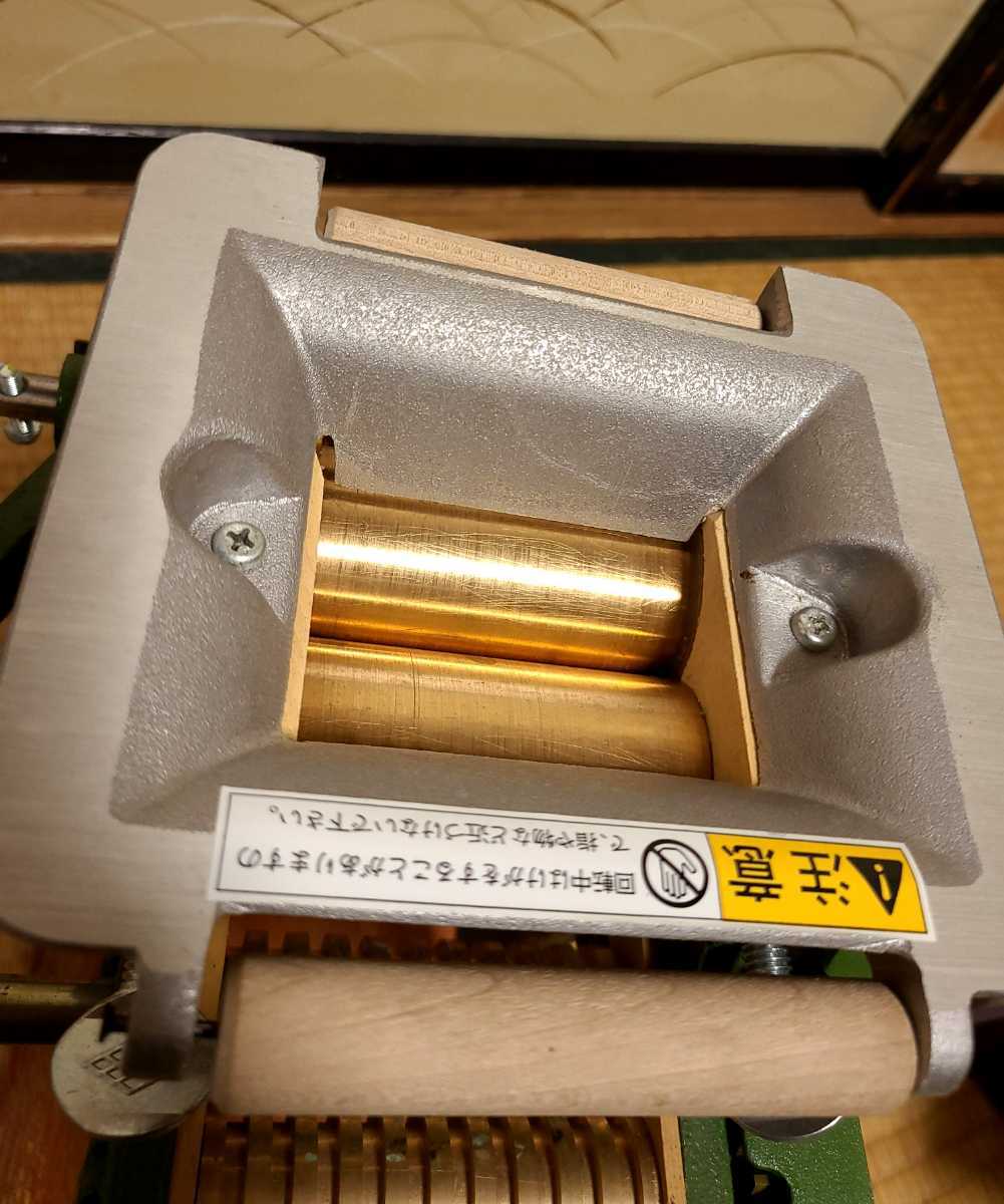 綺麗☆小野式製麺機 1型 両刃型 レトロ ヴィンテージ 小野機械製造 綺麗☆小野式製麺機 1型 両刃型 レトロ ヴィンテージ 小野機械製造