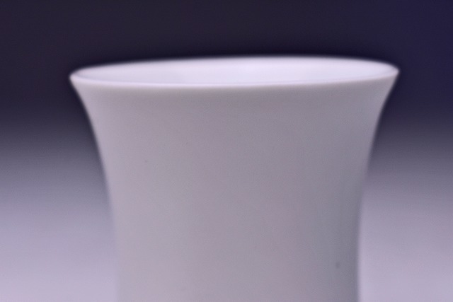  Nakamura Kiyoshi six * white porcelain large sake cup * also box .* Goryeo .* edge regular . structure shape . white porcelain . beautiful excellent article * Arita . potter's wheel .* Imari .*