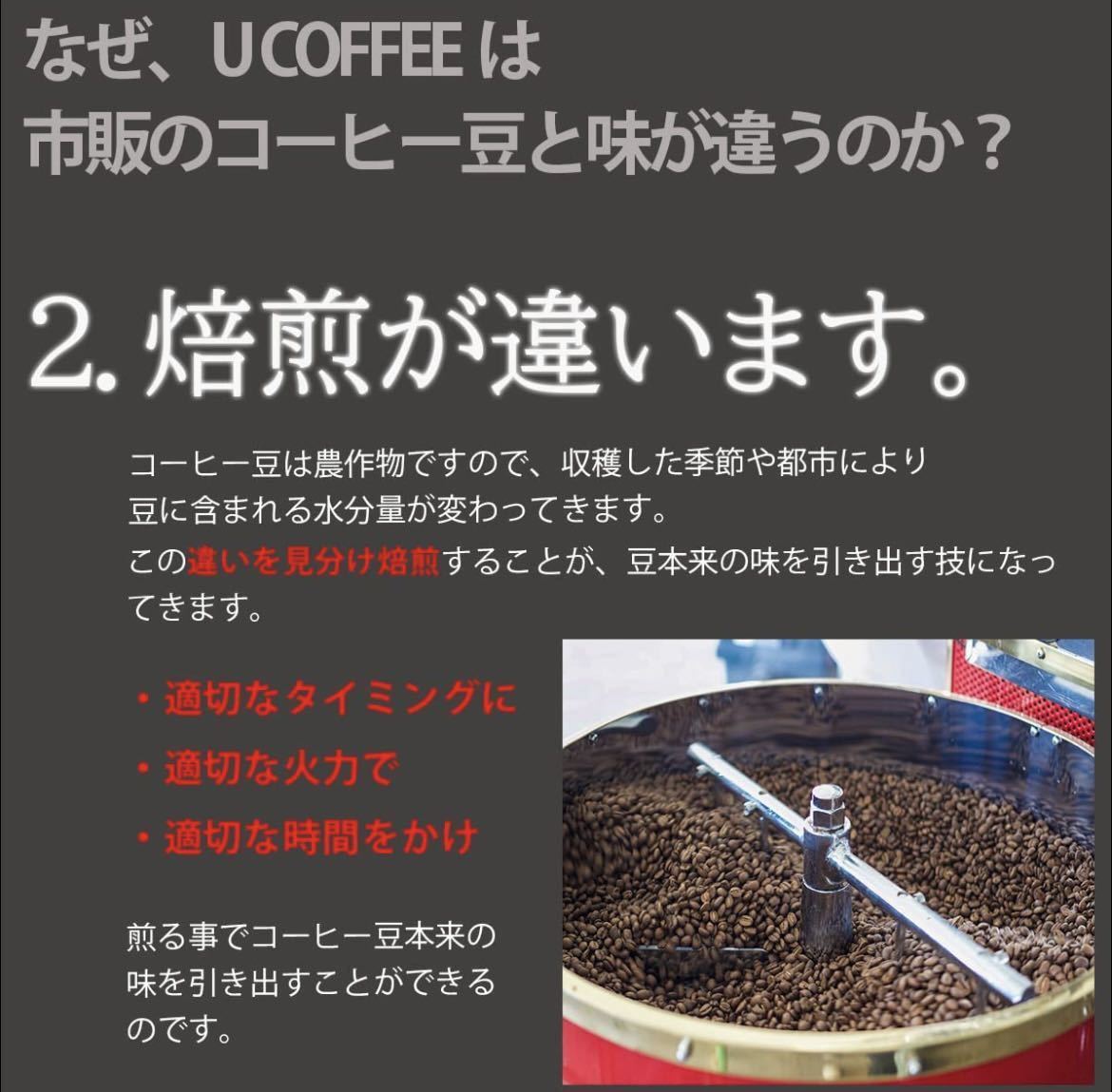 2個セット コーヒー豆 【 U COFFEE ウー コーヒー 】 無添加 自家焙煎 コーヒー 豆 スペシャルブレンド SPECIAL BREND 200グラム