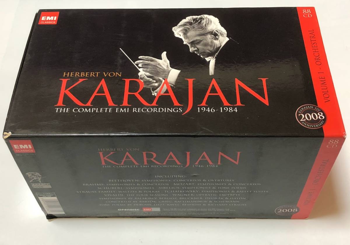 カラヤン KARAJAN 88CD THE COMPLETE EMI RECORDINGS 1946-1984 ※BOX