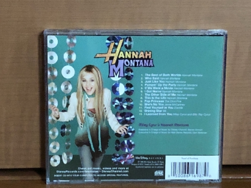 美盤 美ジャケ ほぼ新品 ハンナ・モンタナ Hannah Montana 2006年 CD ハンナ・モンタナ Hannah Montana 米国オリジナル盤_画像2