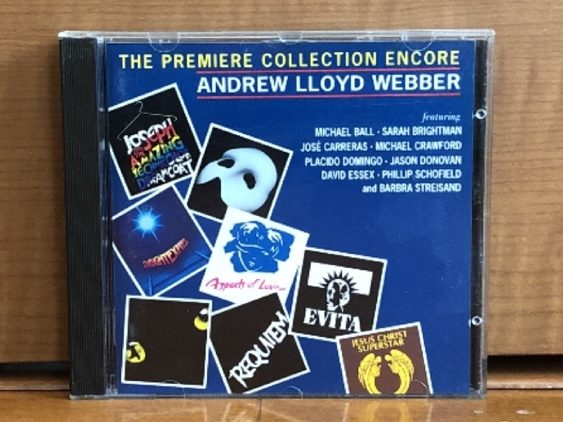 美盤 レア物 アンドリュー・ロイド・ウェバー Andrew Lloyd Webber 1992年 CD The Premiere Collection Encore 欧州盤_画像1