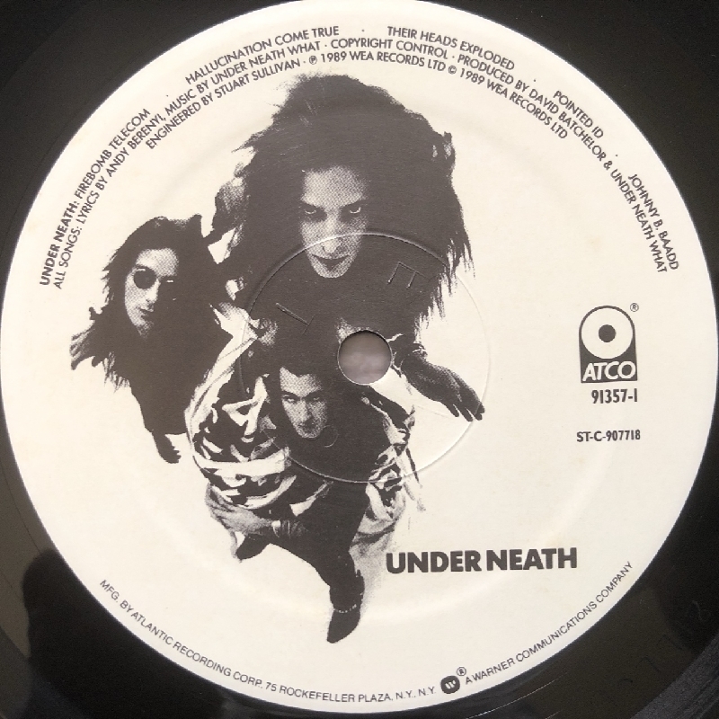 美盤 レア物 アンダー・ニース・ホワット Under Neath What? 1989年 LPレコード What Is It 米国盤 UK Alternative rock_画像8