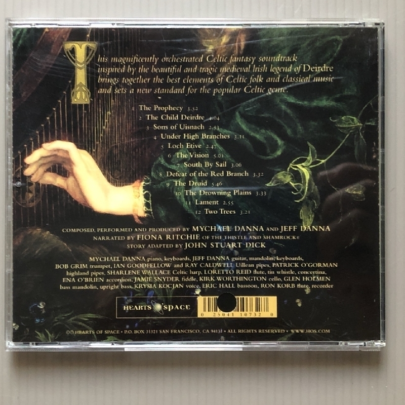 美盤 レア物 マイケル＆ジェフ・ダンナ Mychael Danna Jeff Danna 1996年 CD ケルティック・テイル Celtic Tale 米国盤_画像2