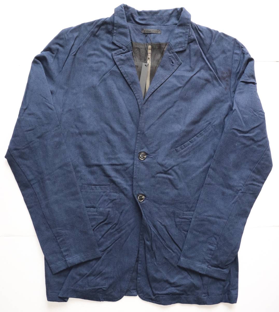 定価43000 新品 本物 KMRii Vintage Tailored JKT リネン テーラード ジャケット 1902-JK09 2 ケムリ 5035
