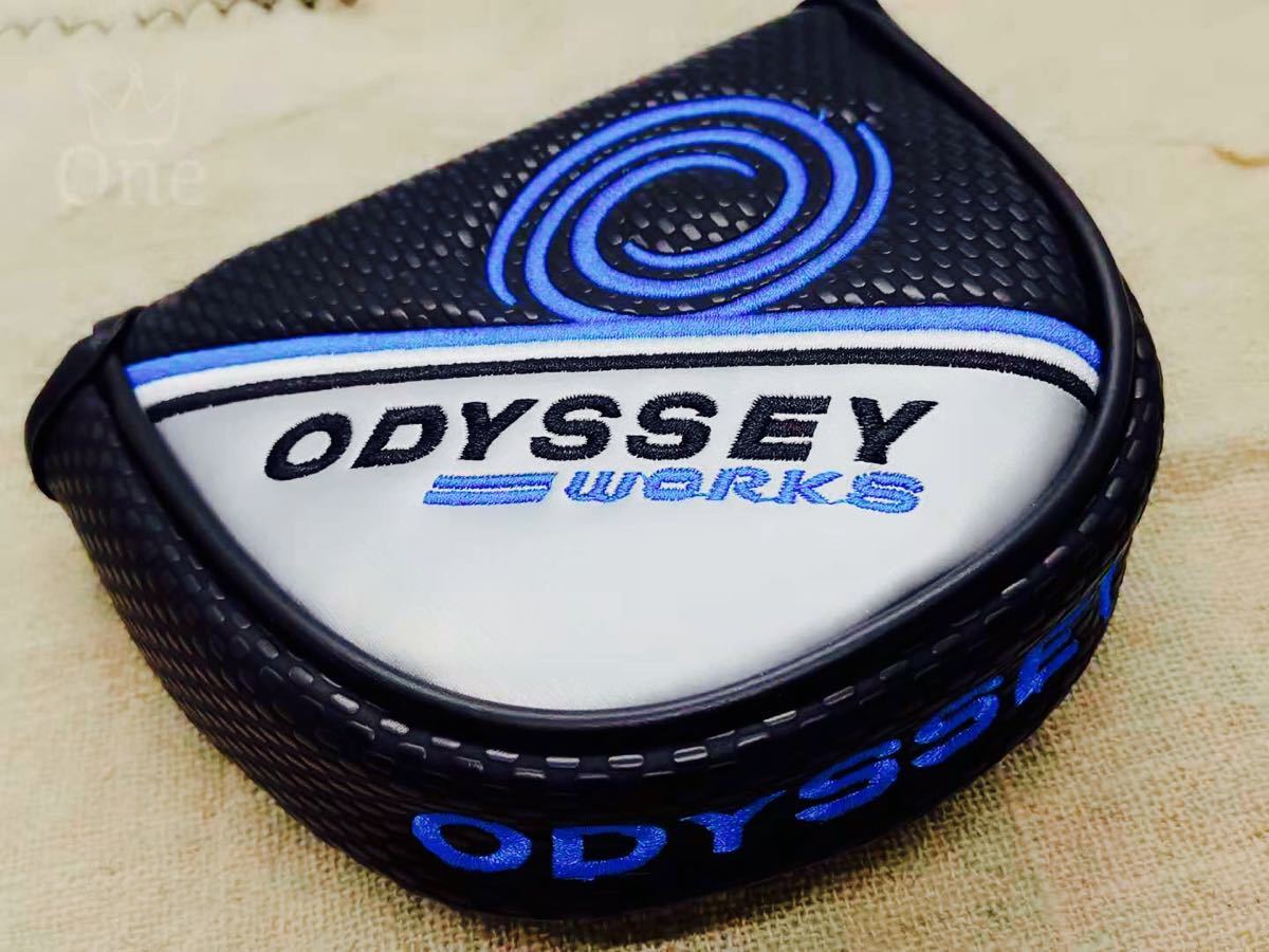 超大特価 ODYSSEY WORKS MALLET カバー オデッセイ ワークス ブルー 商品は100%正規品 works マレット オデッセイ クラブ