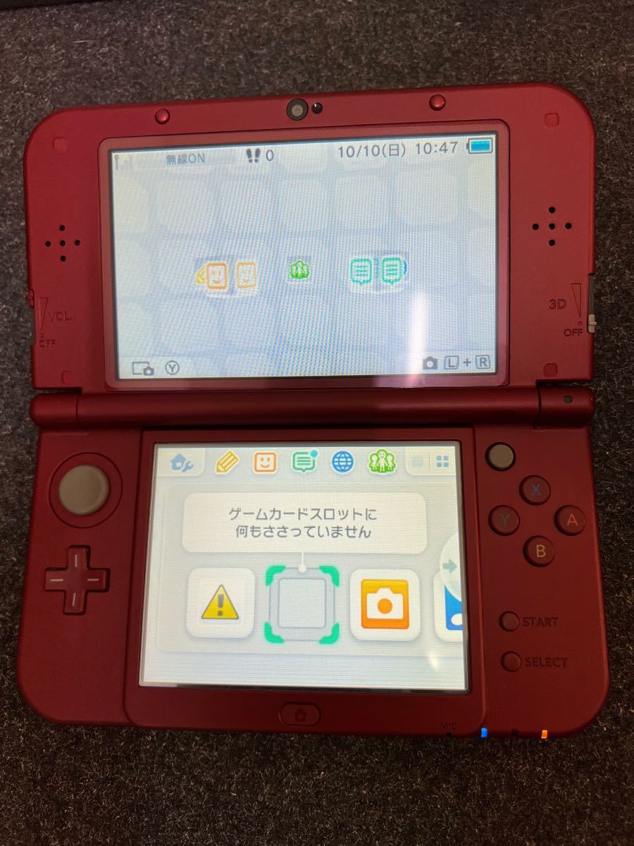 【極美品】Newニンテンドー3DS LL メタリックレッド